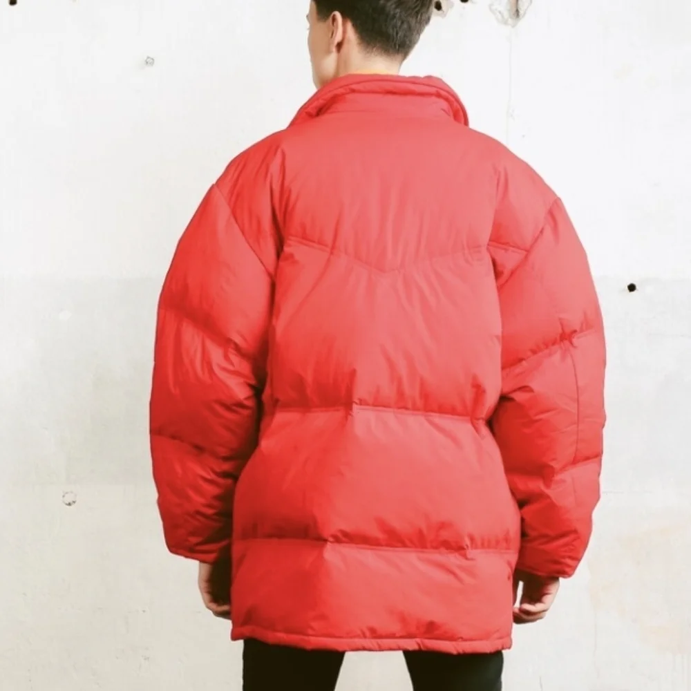 Vintage Swan Brand Down Full Zip Hooded Puffer Jacket
